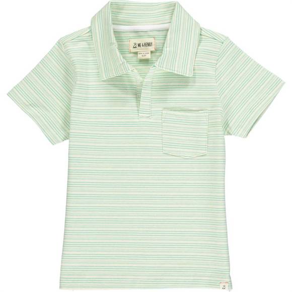 Boys Navy and White Spencer Polo by Me & Henry